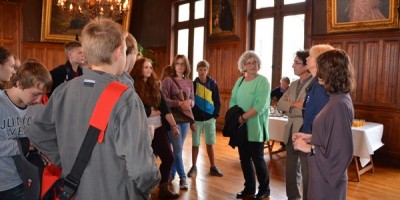 Les lycéens du Domgymnasium de Verden reçus à la mairie