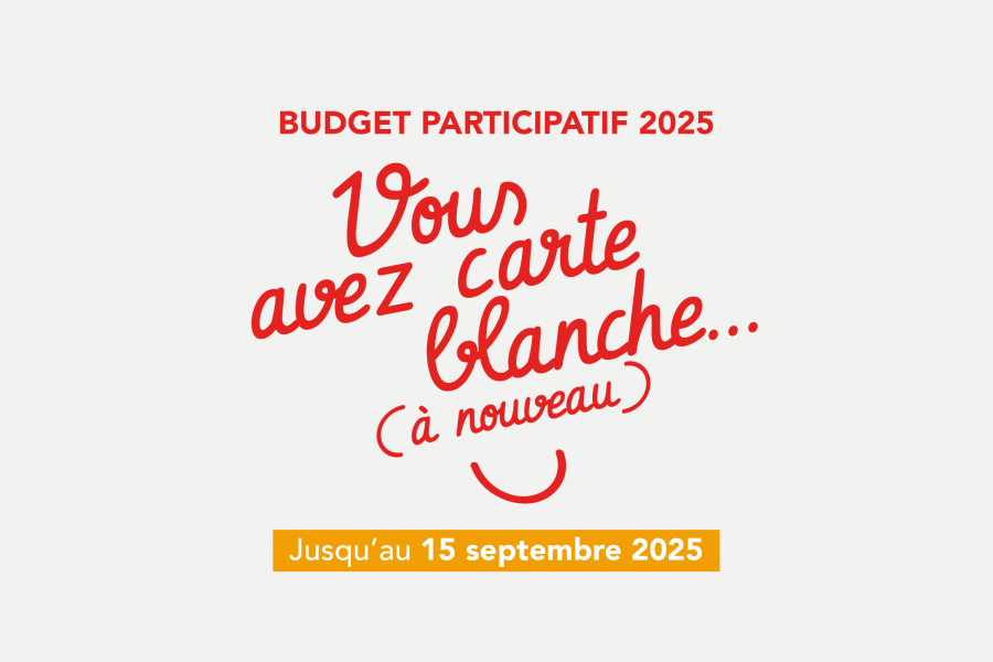 Budget participatif 2025 : vous avez carte blanche (à nouveau) !