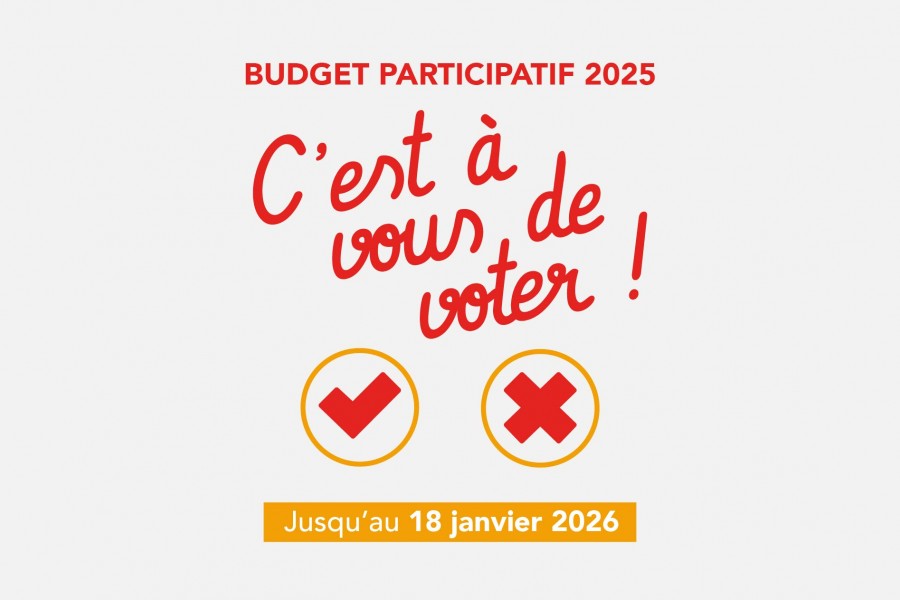 Budget Participatif 2025 : c'est &agrave; vous de voter ! 