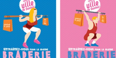 Braderie à Saumur le 10 juillet