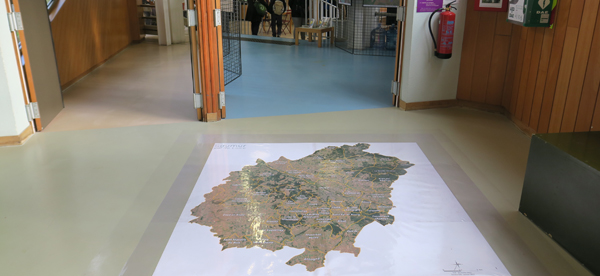 La cartographie s'expose à la médiathèque de Saumur