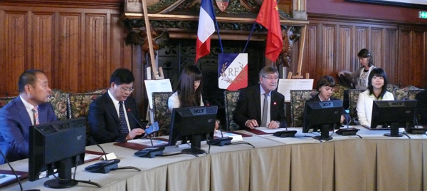 Une délégation chinoise à Saumur