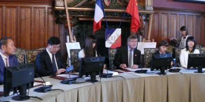 Une délégation chinoise à Saumur