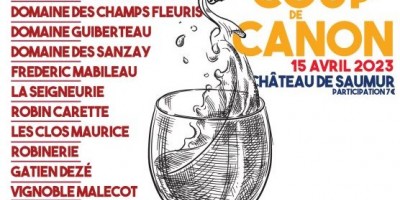 1ère édition de “Coup de Canon” au Château de Saumur le 15 avril