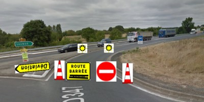 Des perturbations sur le RD 347 entre le 25 et le 27 avril.