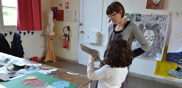 Reprises des cours de modelage à l'école d'Art