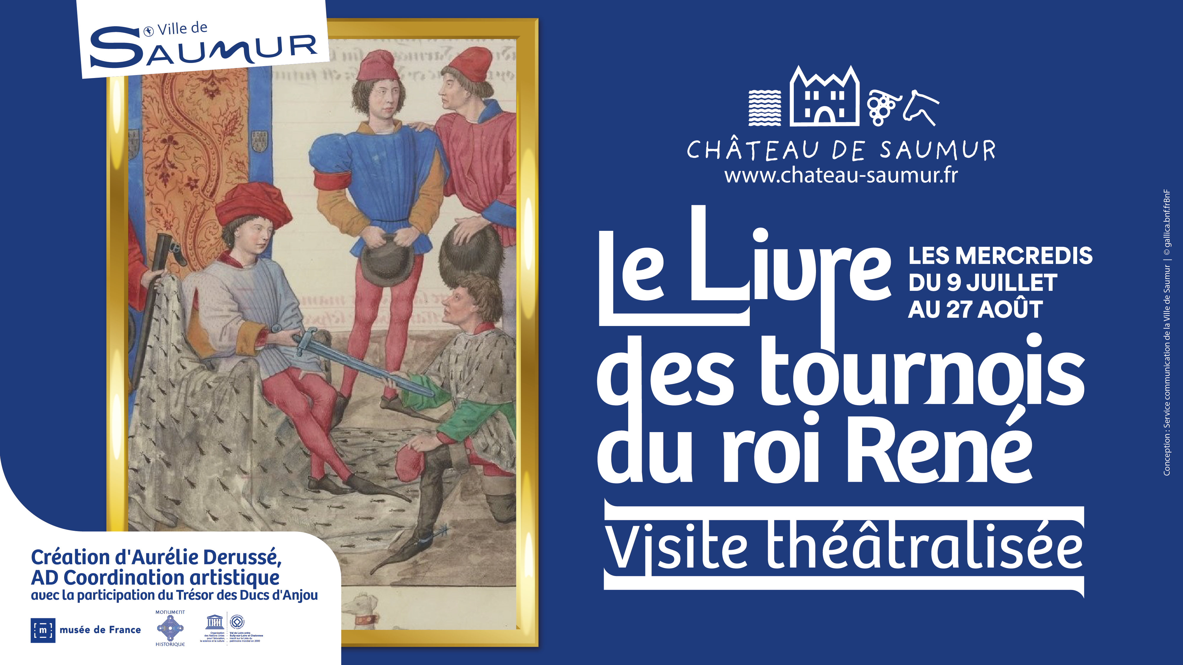 Visite théâtralisée - Le livre des tournois du roi René