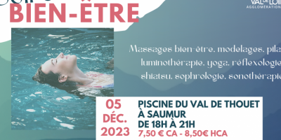 Plongez dans la détente lors d’une  SOIRÉE BIEN-ÊTRE à la piscine du Val de Thouet 