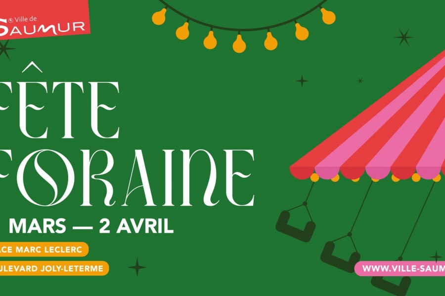 Barbapapa et manèges ... la fête foraine revient ce week-end à Saumur !