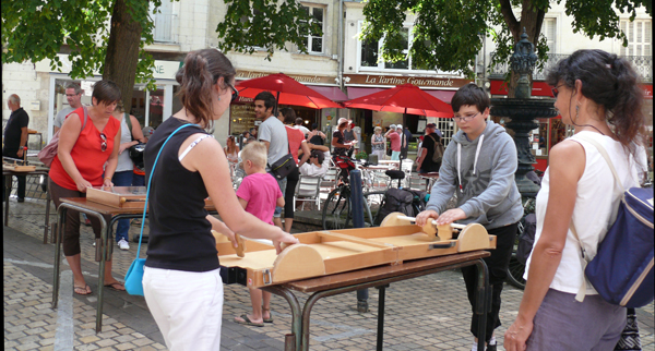 Les jeux en bois reviennent à Saumur