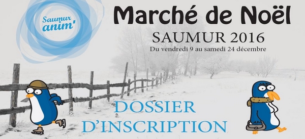 Les dossiers d’inscription pour le marché de Noël 2016 sont en ligne …