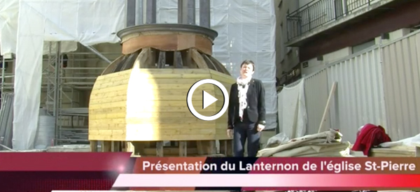 Venez tous, lundi 30 mars à l'installation du lanternon de l'église Saint-Pierre !