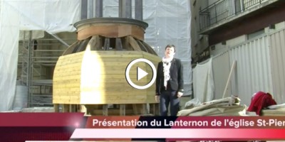 Venez tous, lundi 30 mars à l'installation du lanternon de l'église Saint-Pierre !