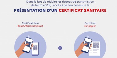 Application du pass sanitaire à compter du 21 juillet