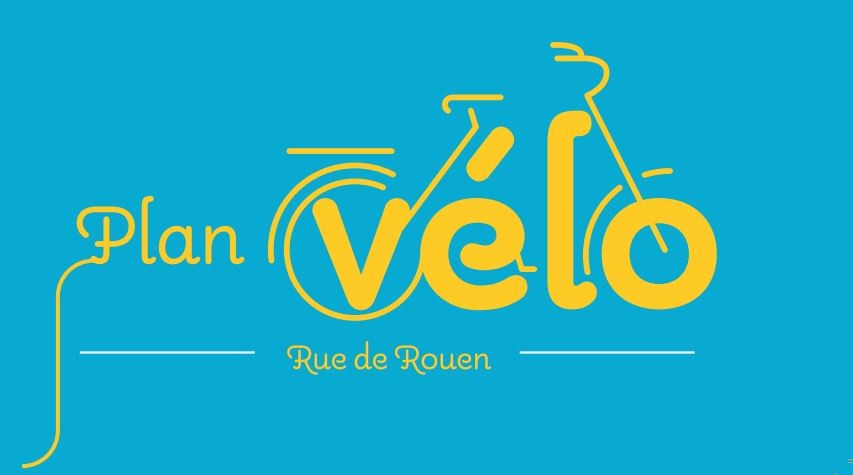 Phase 2 du Plan Vélo, route de Rouen