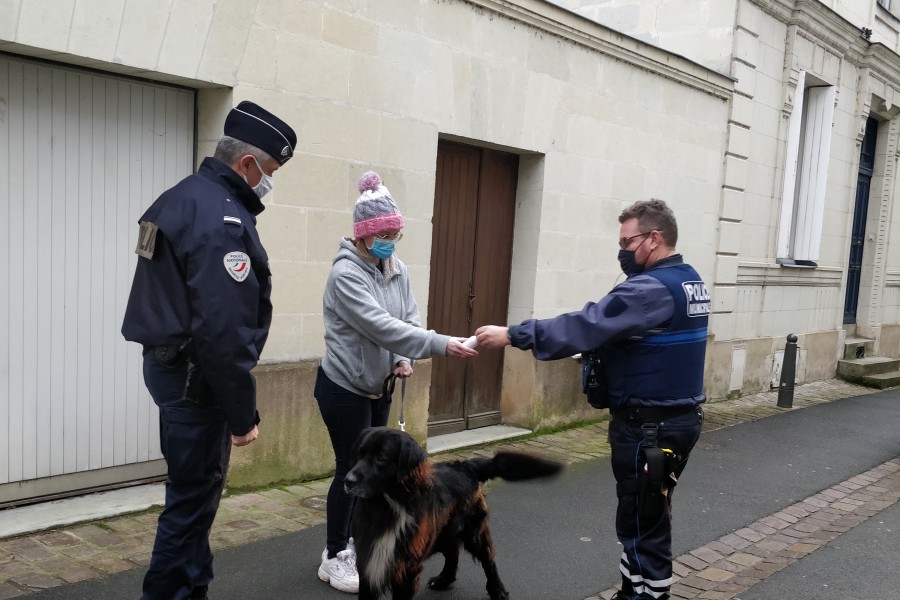 Lutte contre les déjections canines : opération de prévention et de verbalisation dans les rues de Saumur