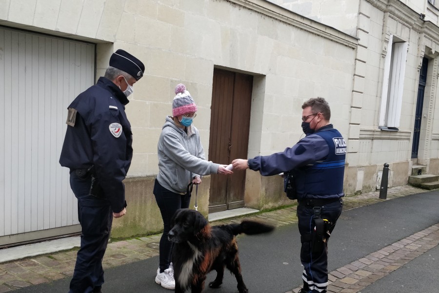 Lutte contre les déjections canines : opération de prévention et de verbalisation dans les rues de Saumur