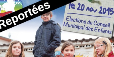 Report des élections du Conseil Municipal des Enfants