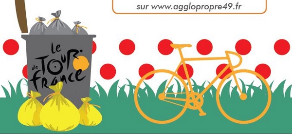 Tour de France : report exceptionnel des collectes de déchets