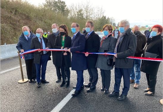 Inauguration du doublement de la rocade sud  et du Pont Cessart