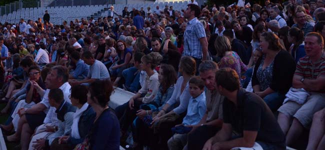 Première du spectacle "Les Ecuyers du temps"