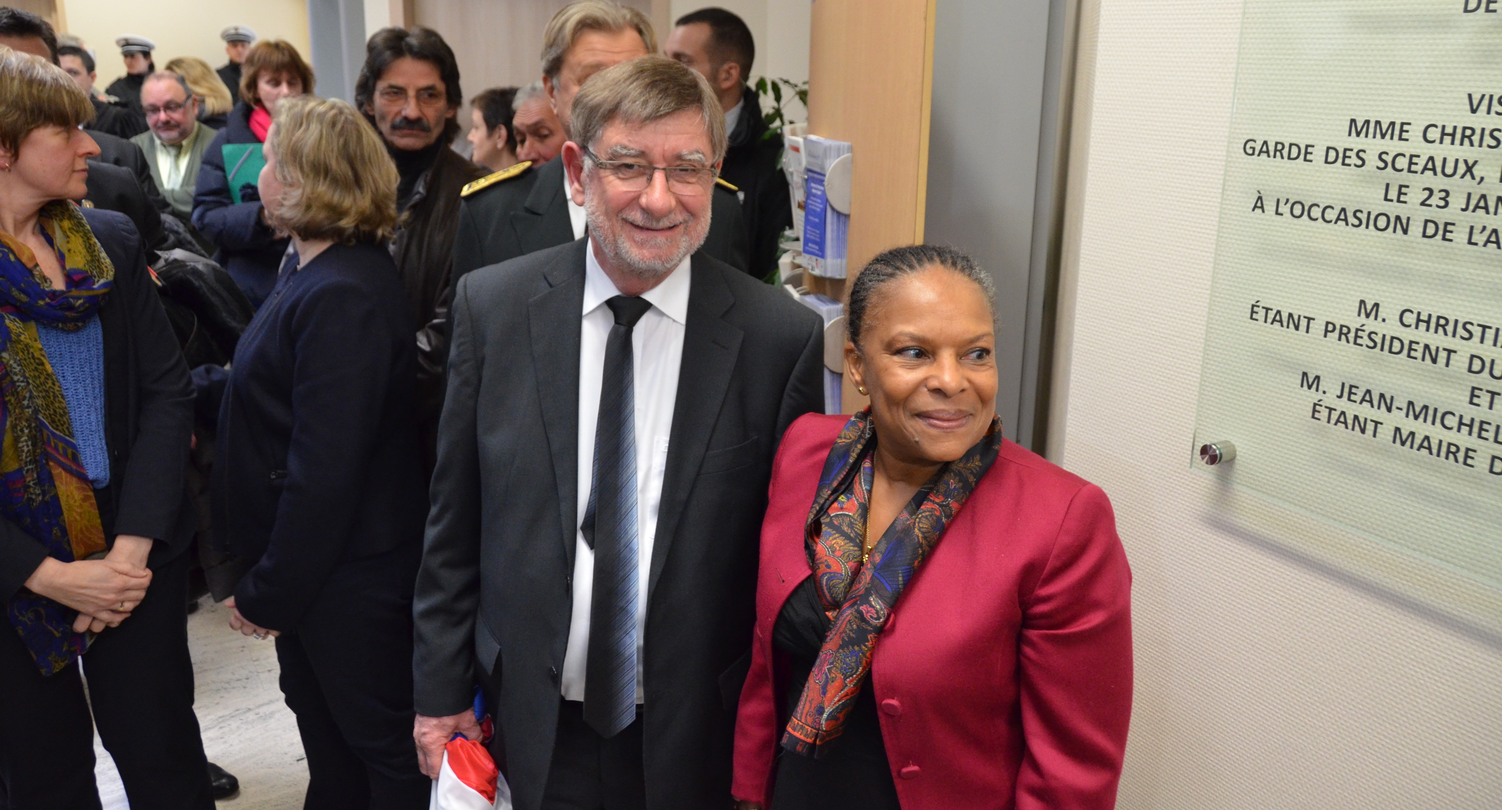 Inauguration du TGI de Saumur par Christiane Taubira : "La réparation d'une injustice"