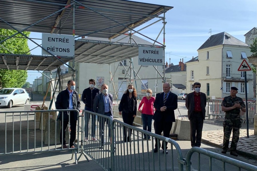 Installation d’un centre de dépistage COVID-19