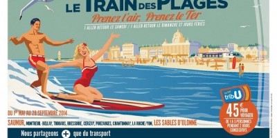 Le Train des Plages met Saumur au bord de l'Atlantique