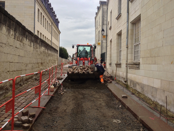 Où sont les travaux à Saumur ?