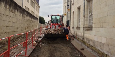 Où sont les travaux à Saumur ?