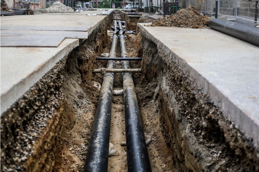 Travaux d’extension du réseau de chauffage urbain – rues Hoche et Mouton