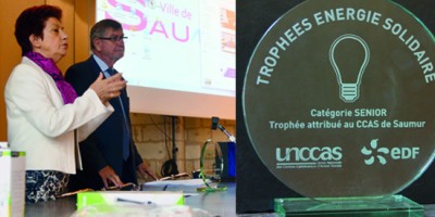 Le CCAS de Saumur lauréat du Trophée Energie Solidaire 2016