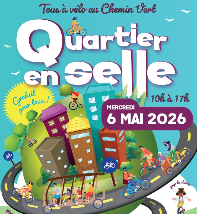 Quartier en selle : le Chemin Vert c&eacute;l&egrave;bre le v&eacute;lo l