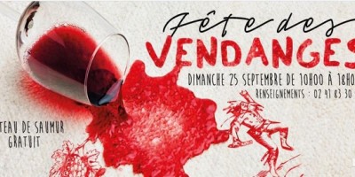 Vendanges festives et conviviales au château de Saumur dimanche 25 septembre