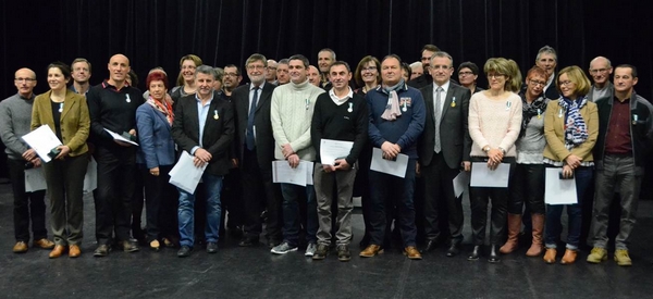 Remise des médailles : 24 agents à l'honneur