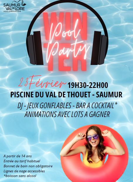 Winter Pool Party à la piscine du Val de Thouet